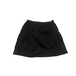 Black y2k vintage Cargo Pocket Skirt